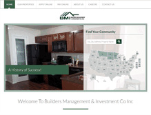 Tablet Screenshot of bmiproperty.com